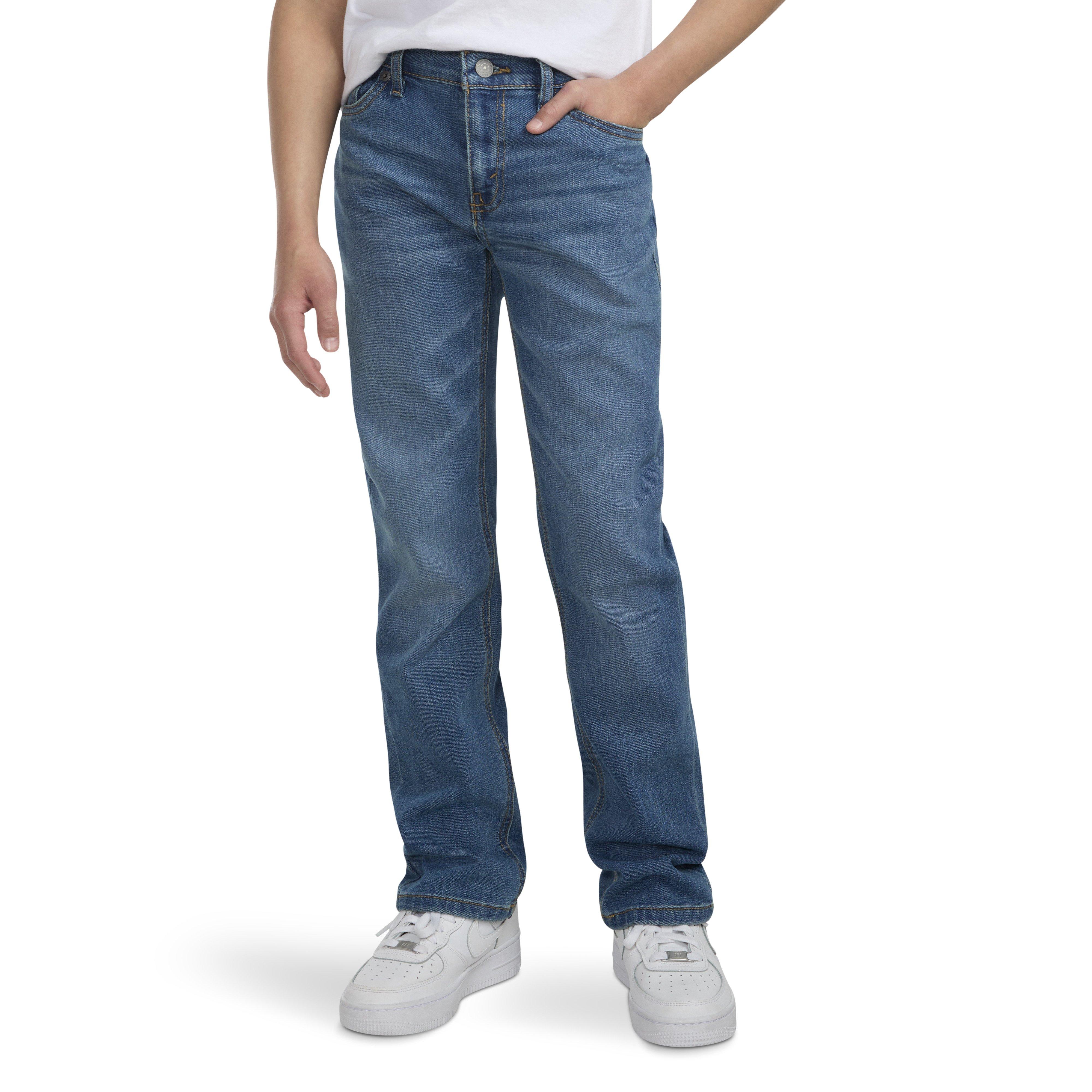 Levi's Big Boys' 511 Slim Fit Performance Dark Blue Wash Denim Jeans - DARK BLUE